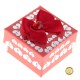 Коробка подарочная "Love", цвет красный